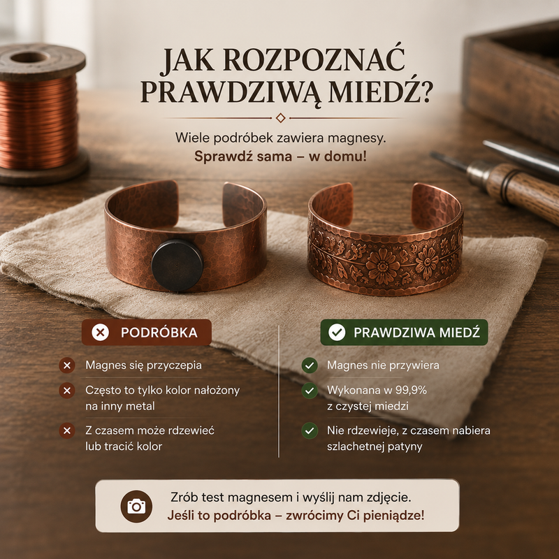 Bransoletka Miedziana Wzgórze