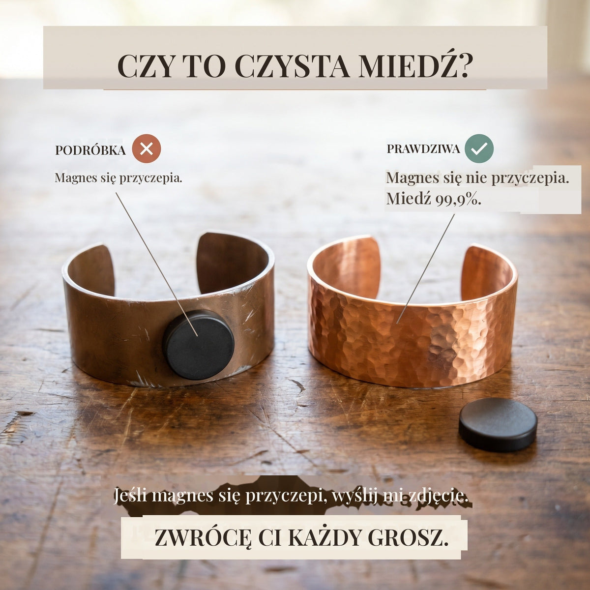 Kolczyki Miedziane Słońce